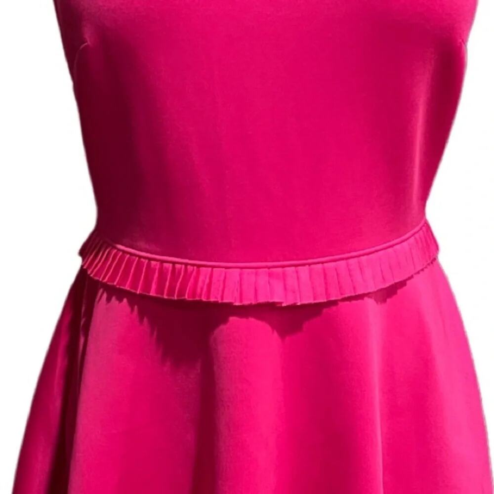 Ted Baker London Zaffton Fit & Flare Skater Dress Fuchsia Size 2 - Picture 12 of 14
